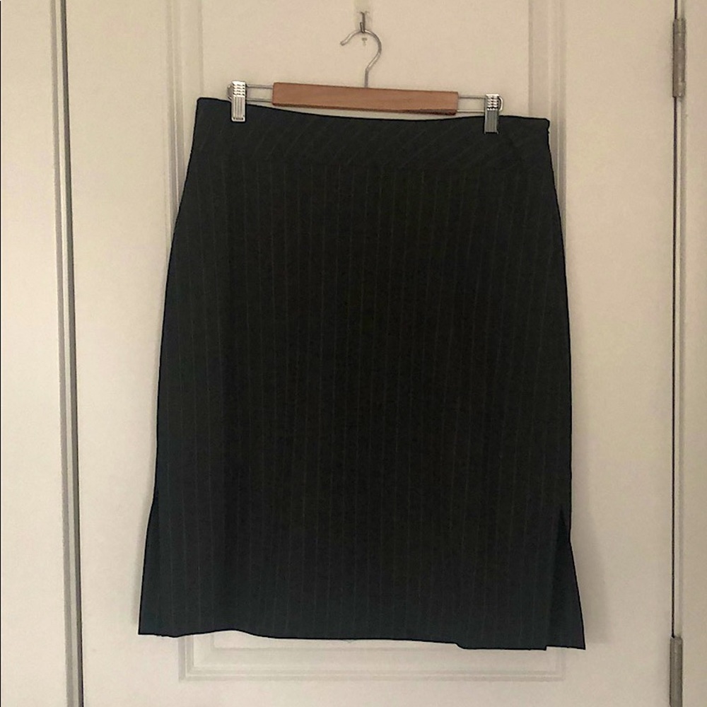 Banana Republic Stripped Wool Skirt